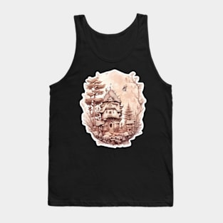 Mushroom House Tank Top